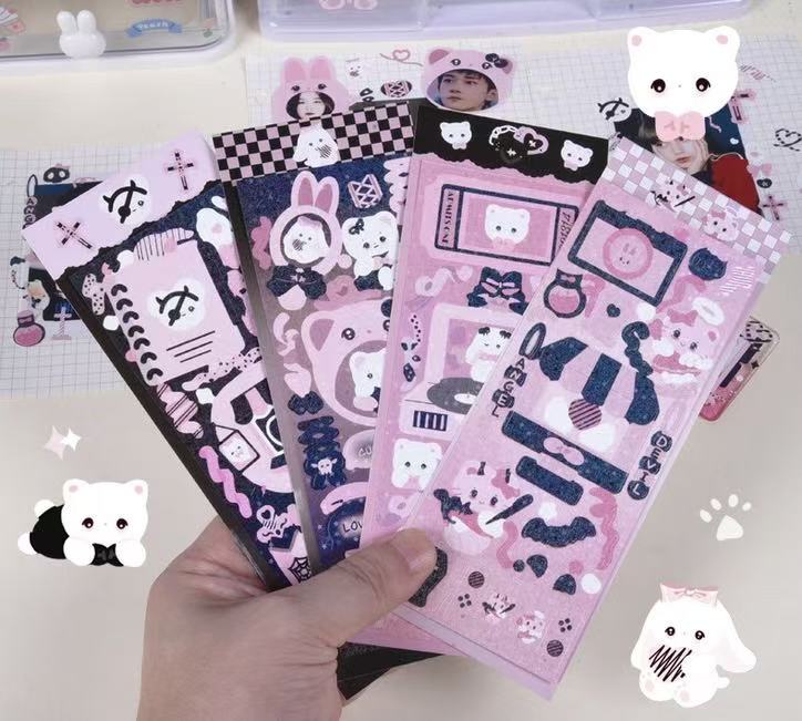 Dark Cat Series Stickers(set of 4)