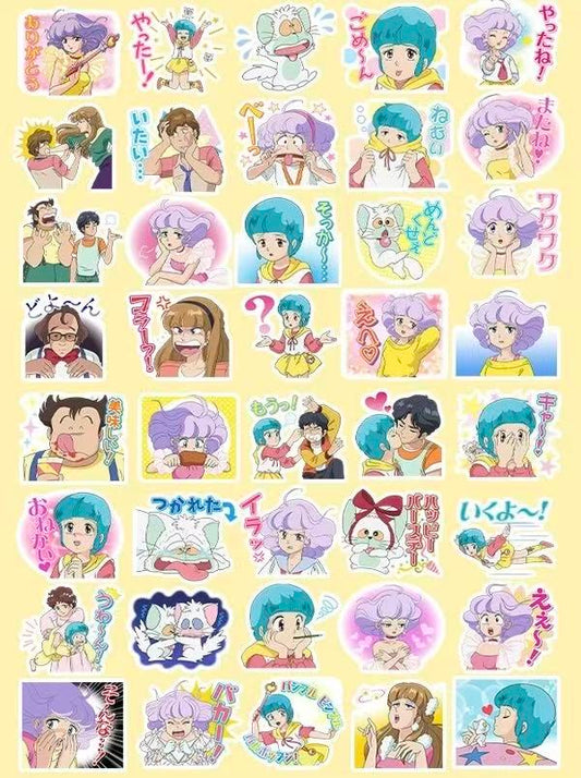 "Creamy Mami" Waterproof Notebook Stickers - Cute Girly Phone Case Decorations（40 pcs)