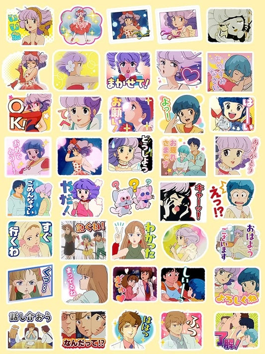 "Creamy Mami" Waterproof Notebook Stickers  b- Cute Girly Phone Case Decorations(40 pcs)