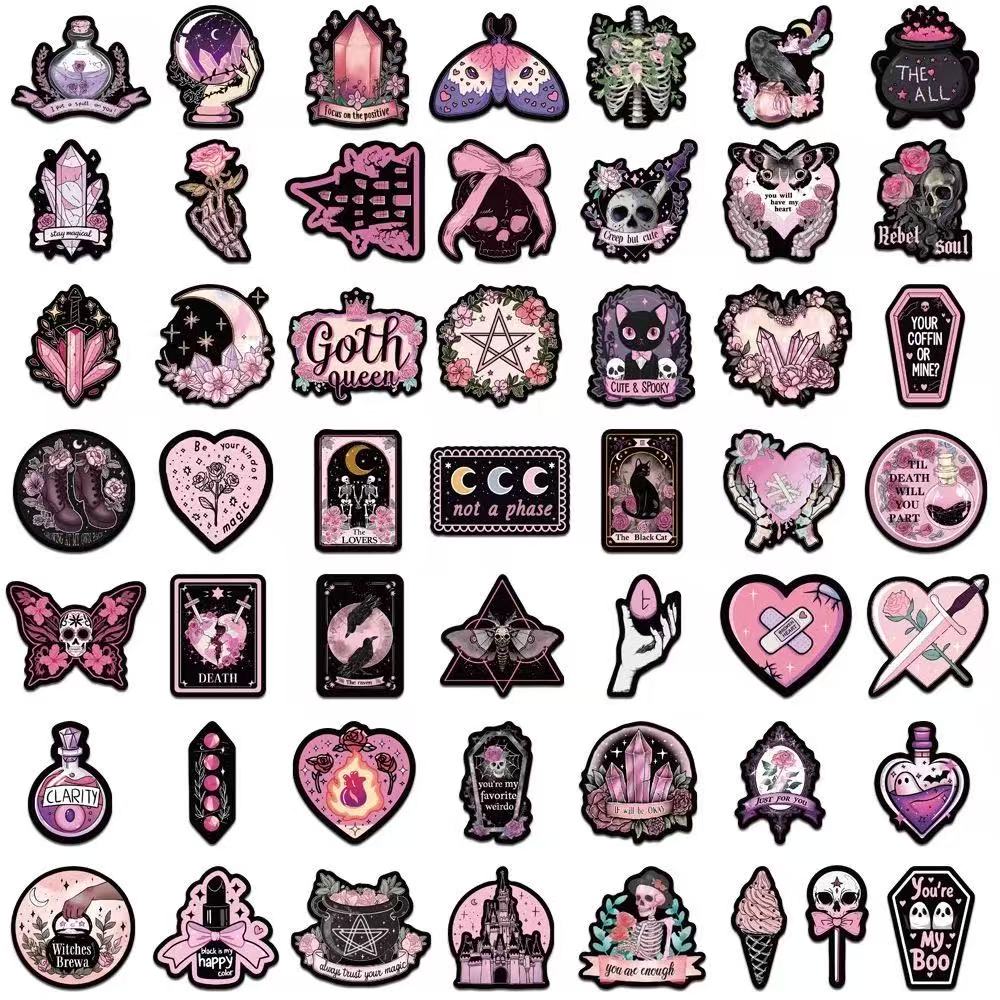 Dark Gothic Style Stickers（50 pcs）